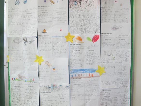 A wall of learning shared!