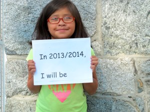 In 2013/2014 I will be . . . . What is your #5word vision? There's a Book for That