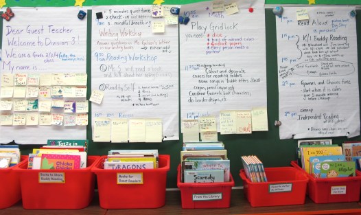 Dear Guest Teacher Planning collectively for a substitute There's a Book for That