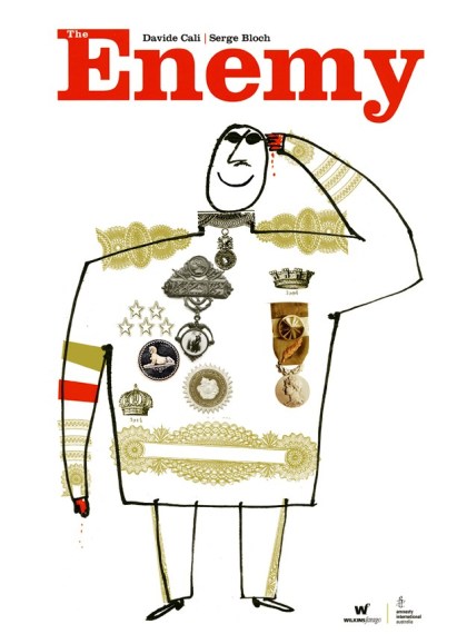 Enemy Davide Cali Serge Bloch Monday April 13th, 2015 #IMWAYR There's a Book for That