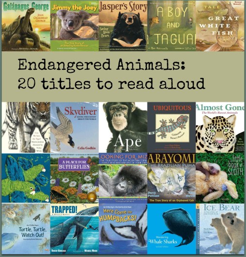 Endangered Animals: Building a read aloud collection There's a Book for That
