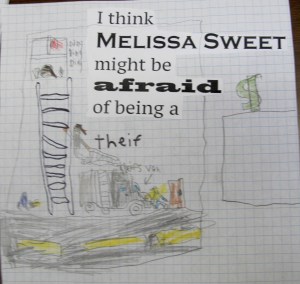 Riding through an artist's life - a celebration of Melissa Sweet There's a Book for That