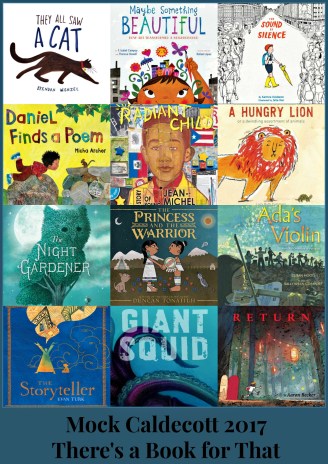 Celebration: Mock Caldecott Reflections 2017 There's a Book for That