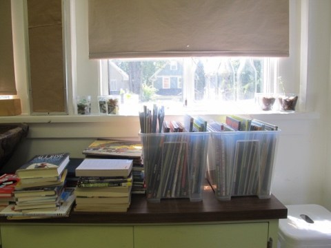 Summer Maintenance in the Classroom Library. Step 1: Relocate