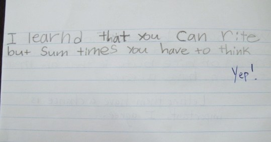 Sunday Reflections: Growing Writers